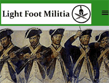 Tablet Screenshot of lightfootmilitia.com